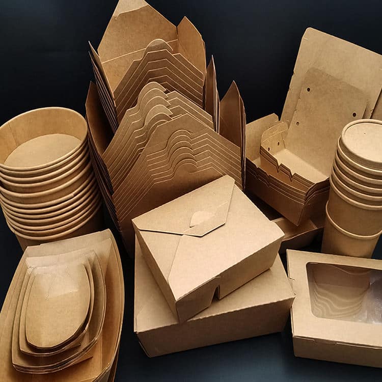 Kraft paper food packaging