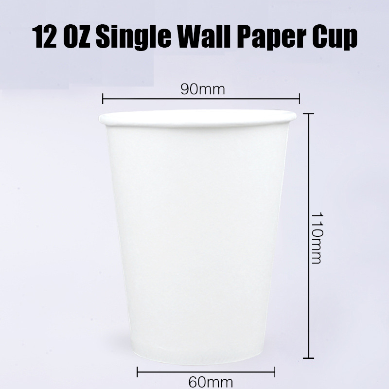 12 OZ Single Wall Paper Cup