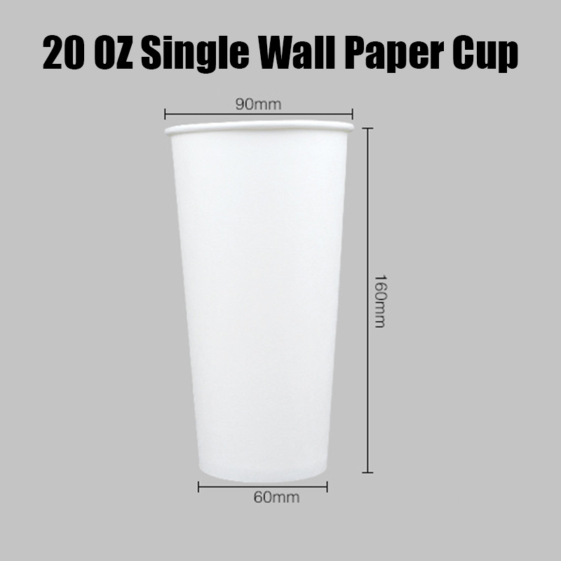 20 OZ Single Wall Paper Cup