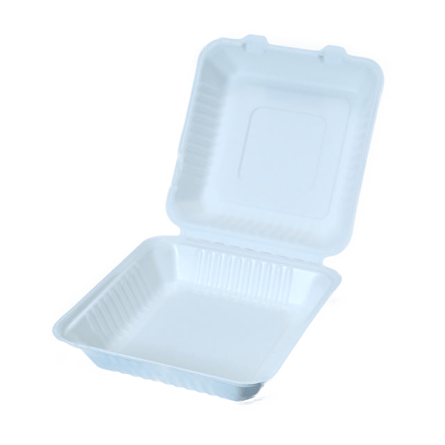 clamshell bagasse container