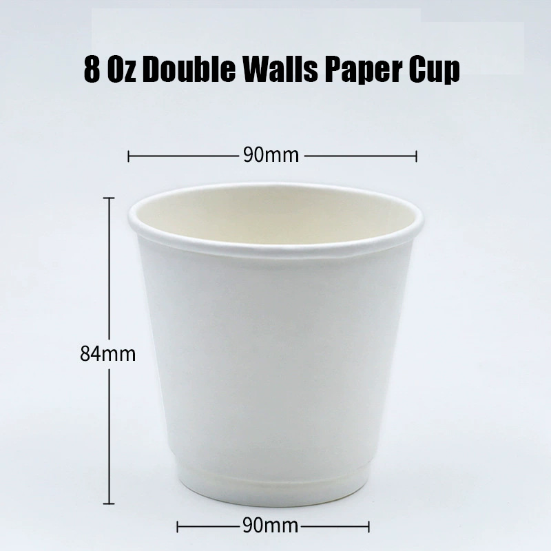 8 oz double wall paper cup