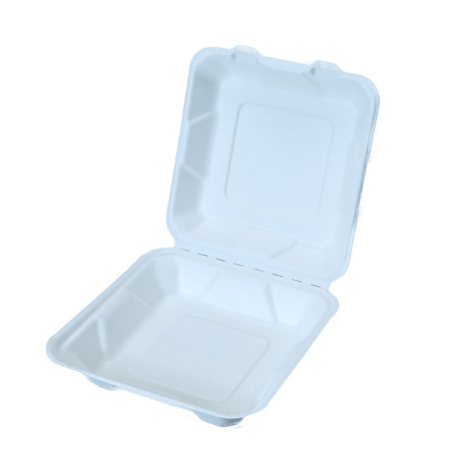 clamshell bagasse behållare