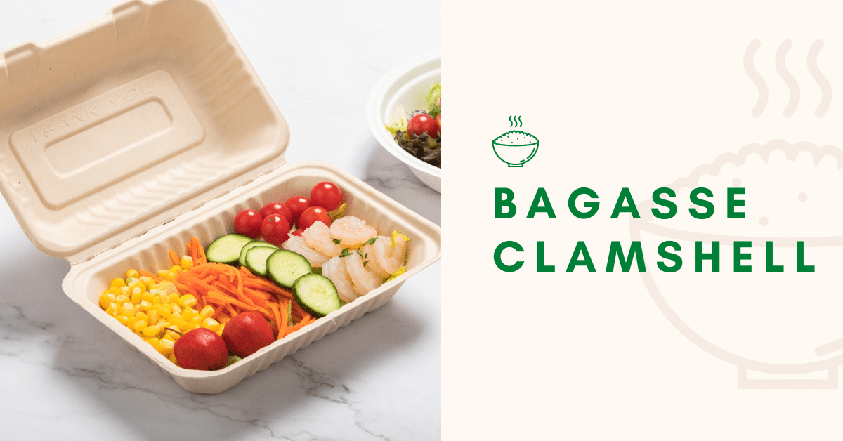 Bagasse Clamshell