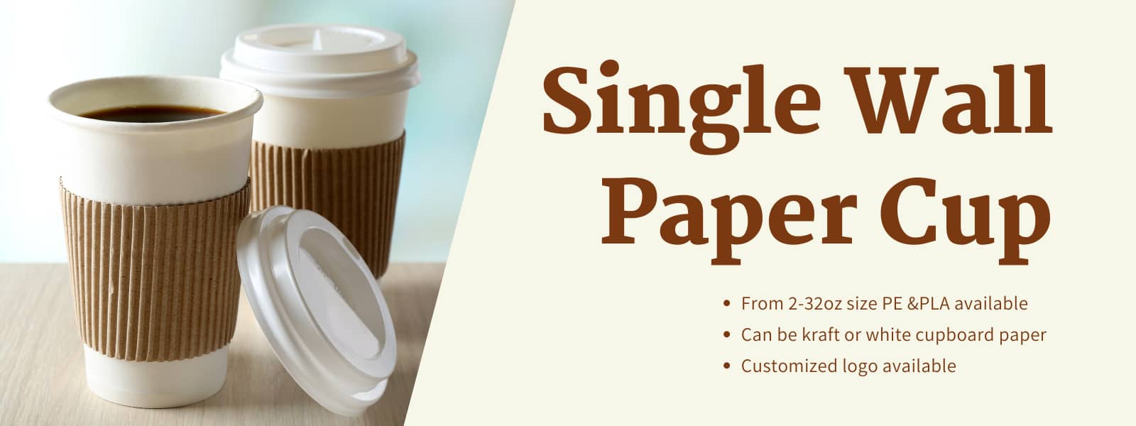 single wall paper cup