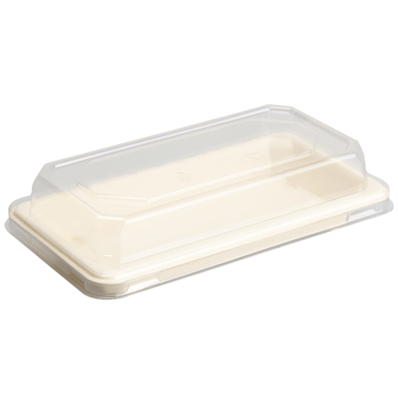 0.4PET sushi tray anti-fog cover 165X95X30mm 8G