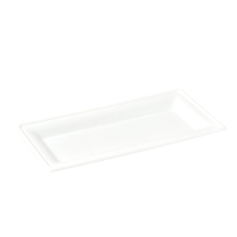 bagasse plate Rectangular 260x130x20mm 17g